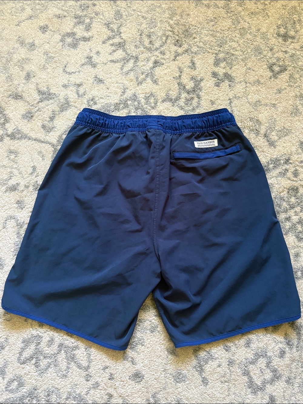Fair Harbor Blue Elastic Waist Swim Shorts - Picture 4 of 10